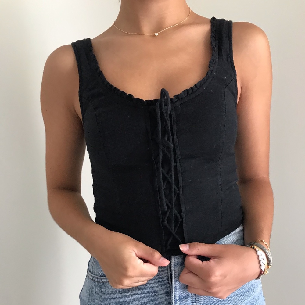 Abercrombie & Fitch Black Tank